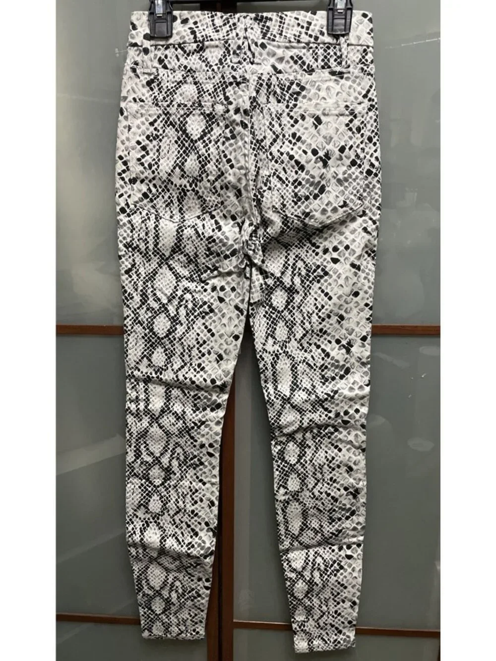 Good American Women’s Size 25 Animal Snake Print Skinny High Waist Denim Jeans